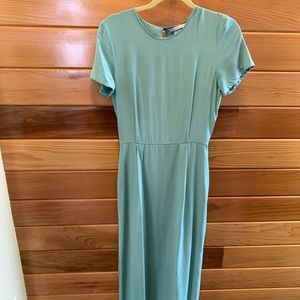 Silk H&M Open Back Dress